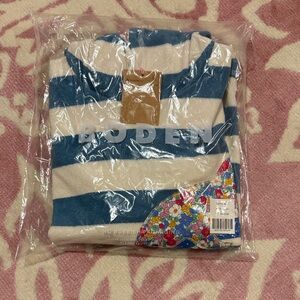 Mini Boden Blue and Cream Striped Coverup